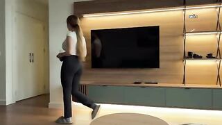 The girl is maid at a rich man’s house and she would like to get fucked by her boss