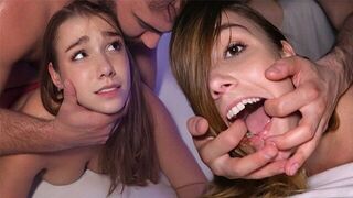 Her mouth should not be idle, especially when she's into rough play