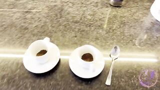 The blonde shows what she can do in the kitchen