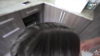 You finish on her juicy ass without interruption, a steamy scene