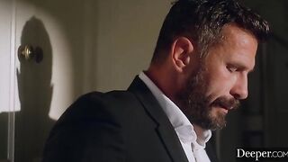 Morgan is ready to do anything for her boss’ satisfaction in this intense scene