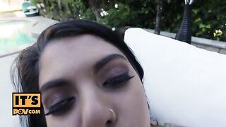 Petite teen Gina Valentina gets her tight ass smashed