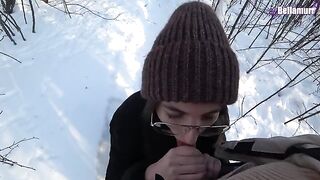 A walk with my stepsister in the park turned into a hot encounter