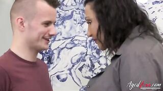 Old and young hardcore with the hottest mature lady ever, Nicole DuPapillon