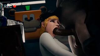 Vanessa gets fucked in the office at Freddy Fazbear Mega Pizzaplex