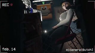 Vanessa gets fucked in the office at Freddy Fazbear Mega Pizzaplex