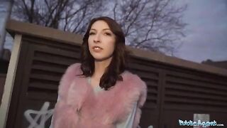 A guy picked up a slut on the street for cash, fucked her hard