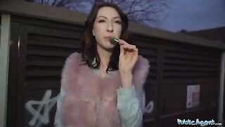 A guy picked up a slut on the street for cash, fucked her hard