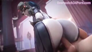 Hot Overwatch Widowmaker 3D hentai action with sound