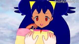 Iris becomes a Pokémon H Hoe - Pokémon Hentai