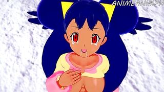 Iris becomes a Pokémon H Hoe - Pokémon Hentai