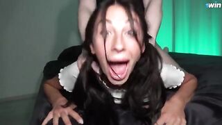 She’s ready to go – a perfect submissive for rough sex