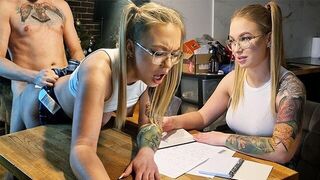 The student got a good mark thanks to her great intimacy skills