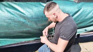 A girl is being fucked on the couch by her boyfriend