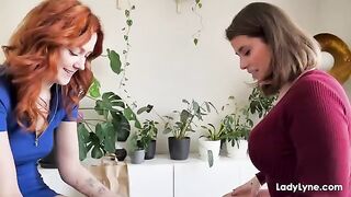 A guy supports his girlfriend in every way