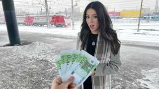 A girl is ready to fulfill any wish for money