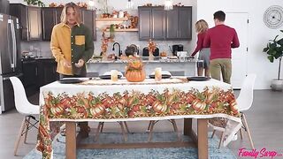 You can have an orgy right in the kitchen, as these blondes do