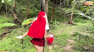The little red riding hood knew what to do