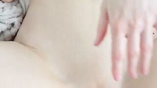 A sexy tenderness of a young girl in the morning