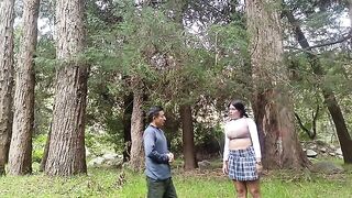 A beautiful woman would agree to sex in the jungle