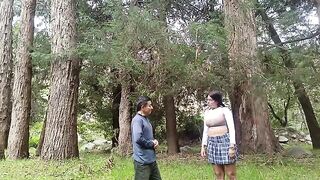A beautiful woman would agree to sex in the jungle