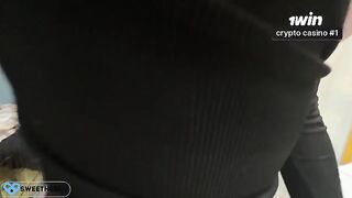 The man came on the leather skirt of a cheating wife, it was awesome