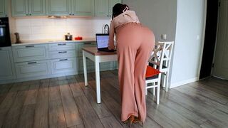 A rear view that cannot be ignored, an ass that is impossible to take eyes off from