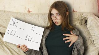 Hypnosis with boobs, learning rules has never been so easy - a seductive teacher's art