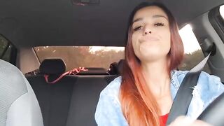 The girl noticed the sign of a stopped car and became a sex slave