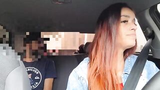 The girl noticed the sign of a stopped car and became a sex slave