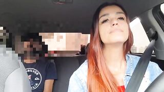 The girl noticed the sign of a stopped car and became a sex slave