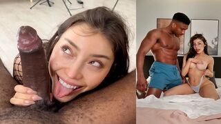 A passionate Latina chick gets her pussy smashed on the bed