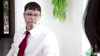A brunette woman has changed her life motto to deeper, thicker, tougher