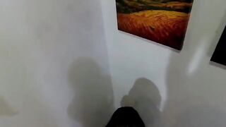 The girl came to the guy and offered anal sex