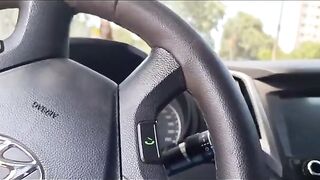 A girl has sex right in the city bus