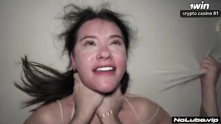A beautiful babe got her pussy fucked hard and squirted all over