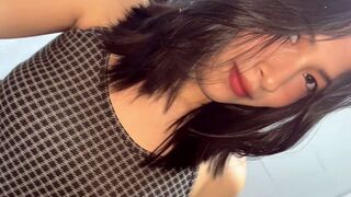 This petite beauty is ready to get naked and enjoy herself fully