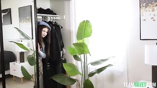 A young girl got her pussy wet and asked not to stop the movement