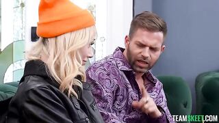 I sat the girl on my cock, her moans were louder than mine