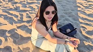 An empty beach isn’t the best place for intimate moments