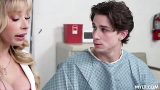 A patient in the hospital has an incredible encounter with a nurse
