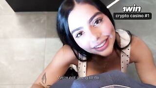 A girl seduces her stepbrother and fucks with him