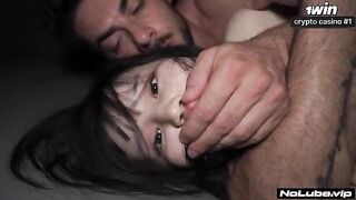 The girl was screaming with pleasure as the man was passionately taking control