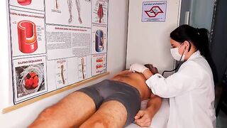 Nurse has no shame, no conscience, and no panties in the hospital