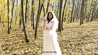 A white dress is not needed for the wedding night, but a strong cock is