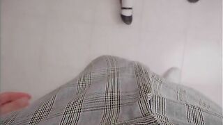 A wild threesome party with college girls and a guy in class