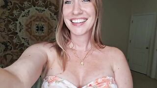 A breast massage with shimmering oil, done without any cracking