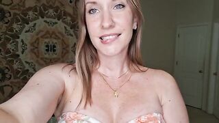 A breast massage with shimmering oil, done without any cracking