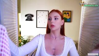 The girl was sucking her boyfriend’s dick, but he didn’t notice her
