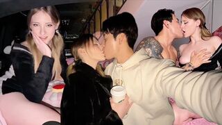 The couple, despite their differences, passionately engages in an intense encounter